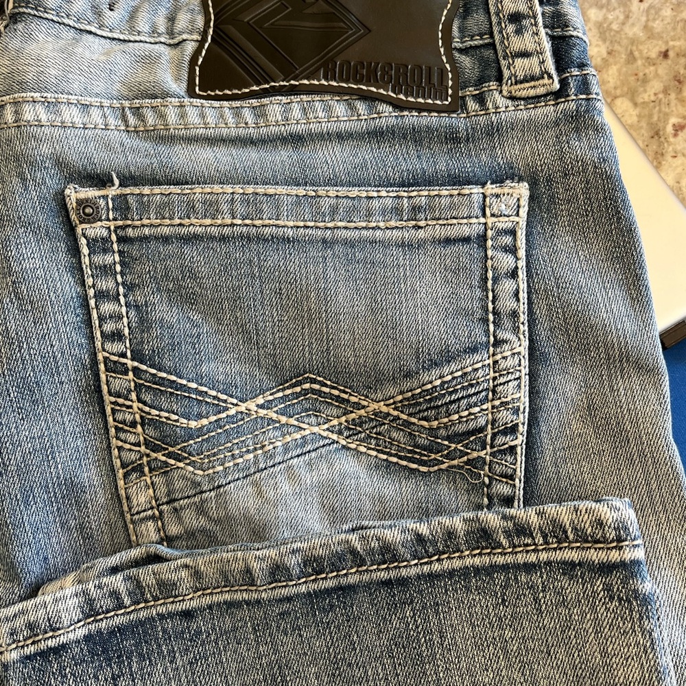 Rock & Roll Light Blue Men's Jeans
